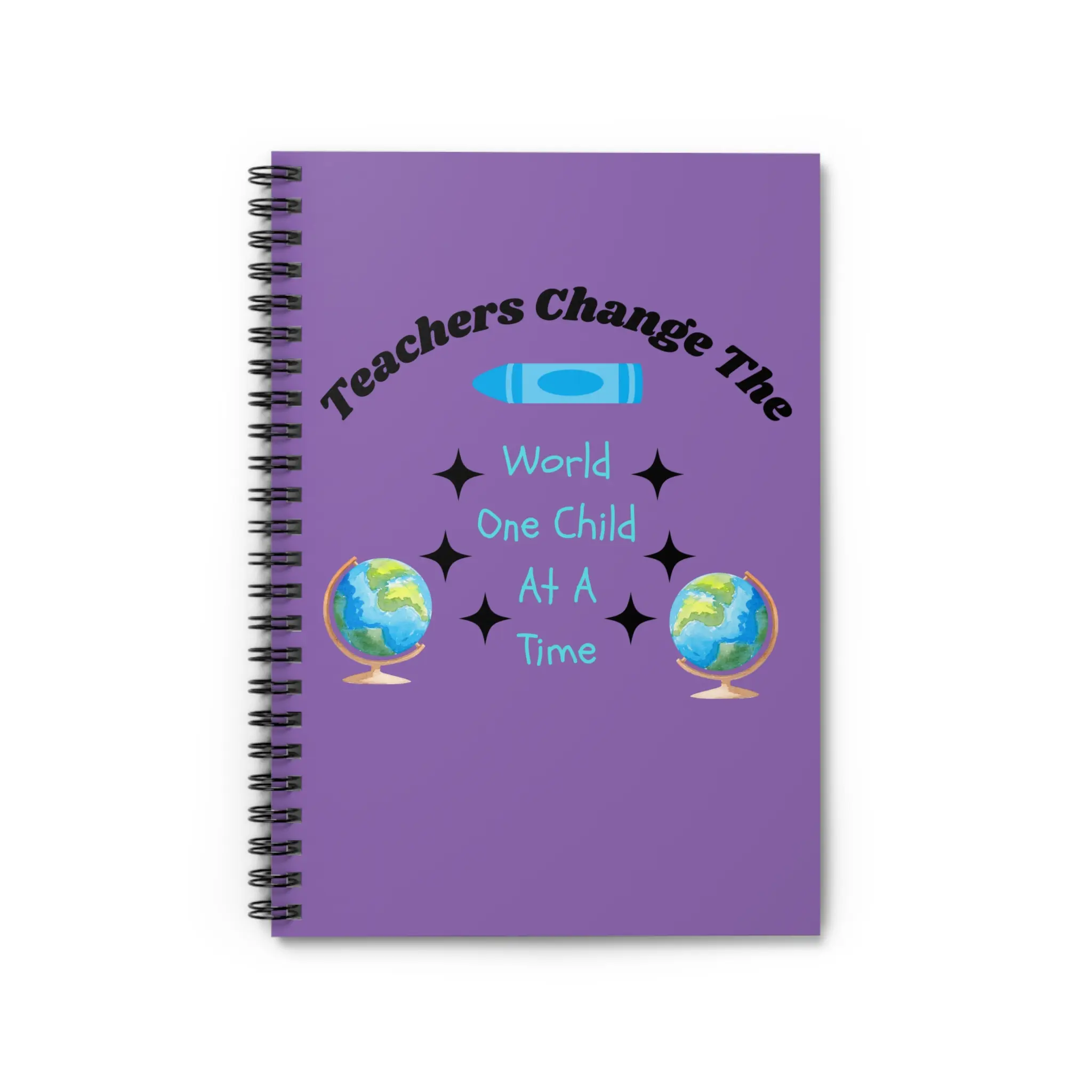 Inspirational Teacher Spiral Notebook, Perfect Gift for Educators, Back to School, Study Journal, Teacher Appreciation