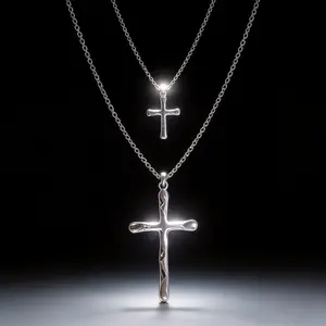 Hypoallergenic Dainty Cross Necklace for Women Men, Perfect Gift for Birthday Anniversary Christmas, Suitable for Daily Wear, Dating, Party, Travel, Work & Casual Outfits, Lightweight & Comfortable Fashion Jewelry