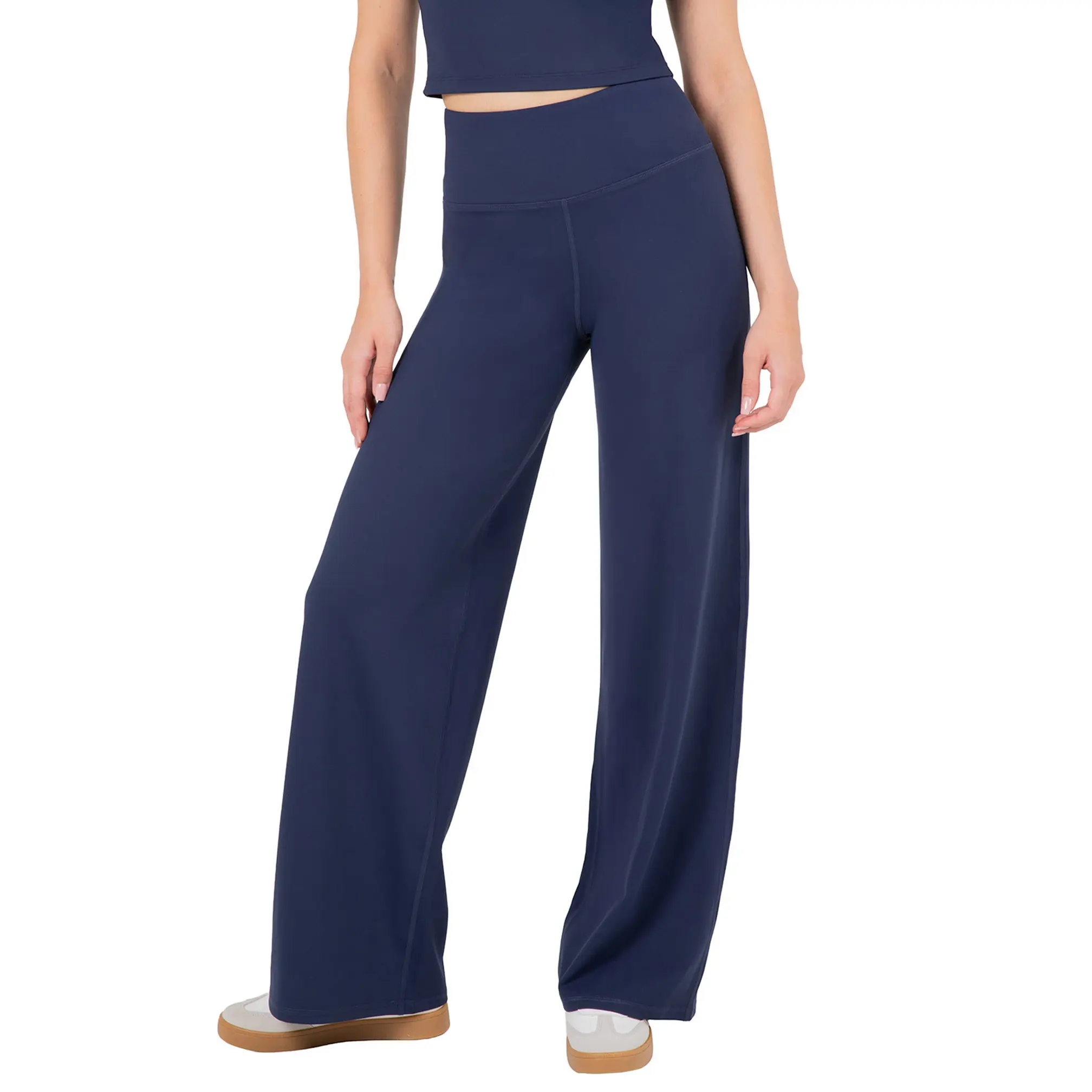 YITTY Active Ultraluxe Wide Leg Pant, High Waist, Athleisure, 4-Way-Stretch