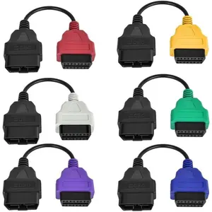 OBD2 Adapter 6 count for MultiECUScan Adapter  6 Colors Adapter  OBD2 Diagnostic ECU Scan Tool Replacement for Fiat for Lancia