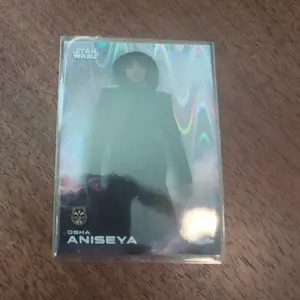 Topps Chrome Star Wars Osha Aniseya Holo Collectible Card with Holographic Finish