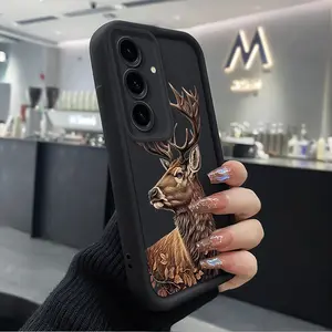 1 Piece Stylish Galaxy A15 5GA handsome deer Pattern Comfortable feel Case Suitable For Galaxy A15 5GPhone Cases With Shockproof Ideal For Entertainment