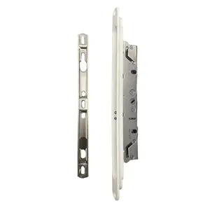 (DL-775-W) White Brixwell Multipoint Mortise Lock With Keeper and Screws - CENTER latch position