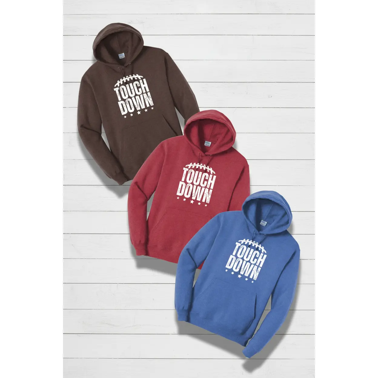MTO Touchdown Pullover Hooded Unisex Sweatshirt