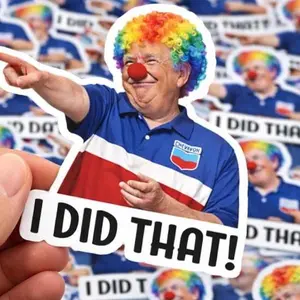Meme I did that! Trump Sticker 2, Funny Anti Trump Decal, Political Humor Vinyl Stic
