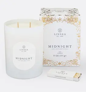 Linnea Midnight Large 2-wick Candle