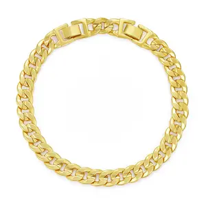 KissYan Gold Ankle Bracelets for Women, 14K Gold-Plated Textured Cuban Link Anklet, Adjustable Summer Beach Foot Chain Jewelry Gifts DealsForYouDays