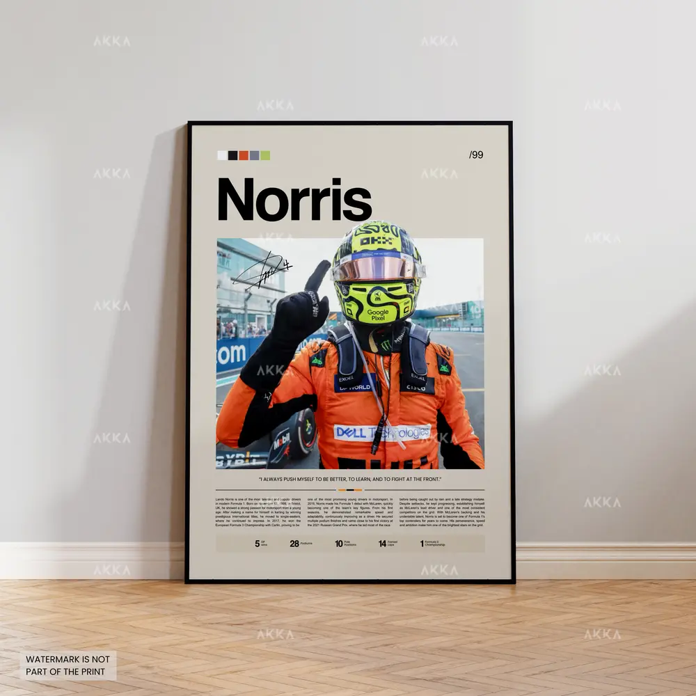 Lando Norris - McLaren poster 1