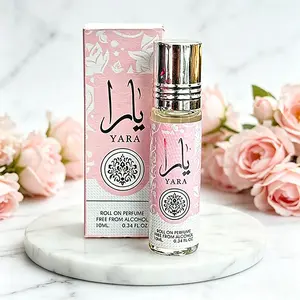 Yara 10ml Alcohol-Free Roll-On Perfume, Long Lasting Sweet Floral Scent for Daily Use & All Occasions