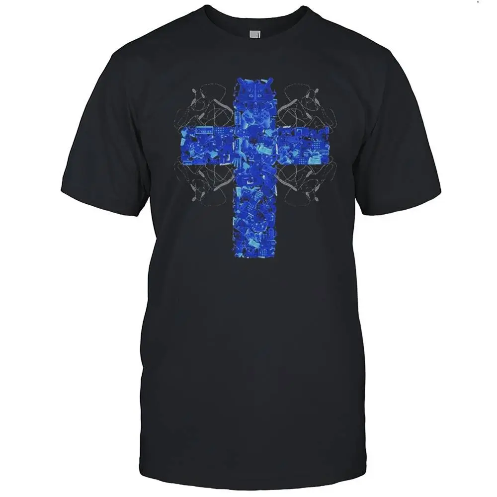 Mindless Self Indulgence Rebel Cross T-Shirt – Industrial Punk Rock Band Tee, Edgy Concert Graphic Shirt, Unisex Alternative Music Merch