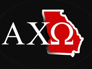 Alpha Chi Omega Car and Laptop Sticker / Decal The University of Georgia