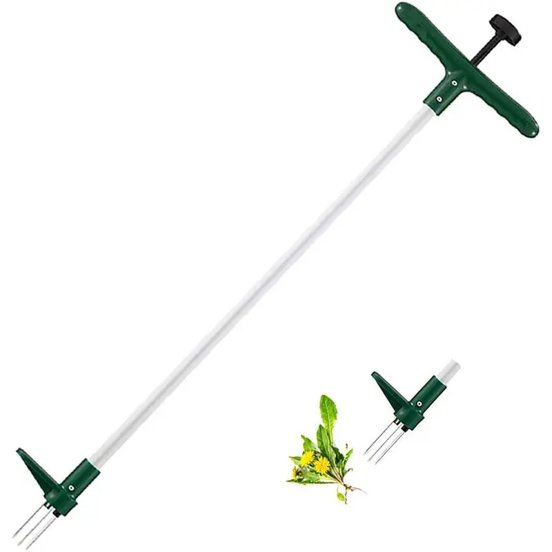 Walensee Upgraded Weeder Tool, Stand Up Weeder Puller Hand Tool, Long Handle Garden Weeding Tool with 5 Claws, Hound Weed Puller for Dandelion, Standup Weed Root Pulling Tool and Picker, Grabber
