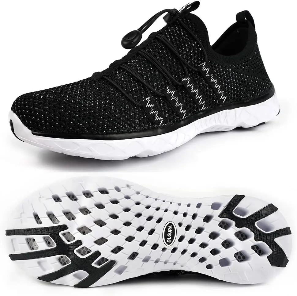 DLGJPA Women's Breathable Polyester Mesh Upper Water Shoes - Lightweight, Quick-Drying, Adjustable Lace, Anti-Slip Grip, EVA Sole Athletic Walking Shoes for Water Sports DLGJPA Women's Breathable Polyester Mesh Upper Water Shoes - Lightweight, Quick-Drying, Adjustable Lace, Anti-Slip Grip, EVA Sole Athletic Walking Shoes for Water Sports