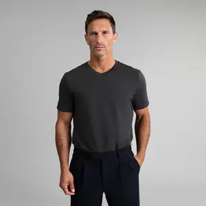 Cumulus V-Neck T-Shirt - Smoke