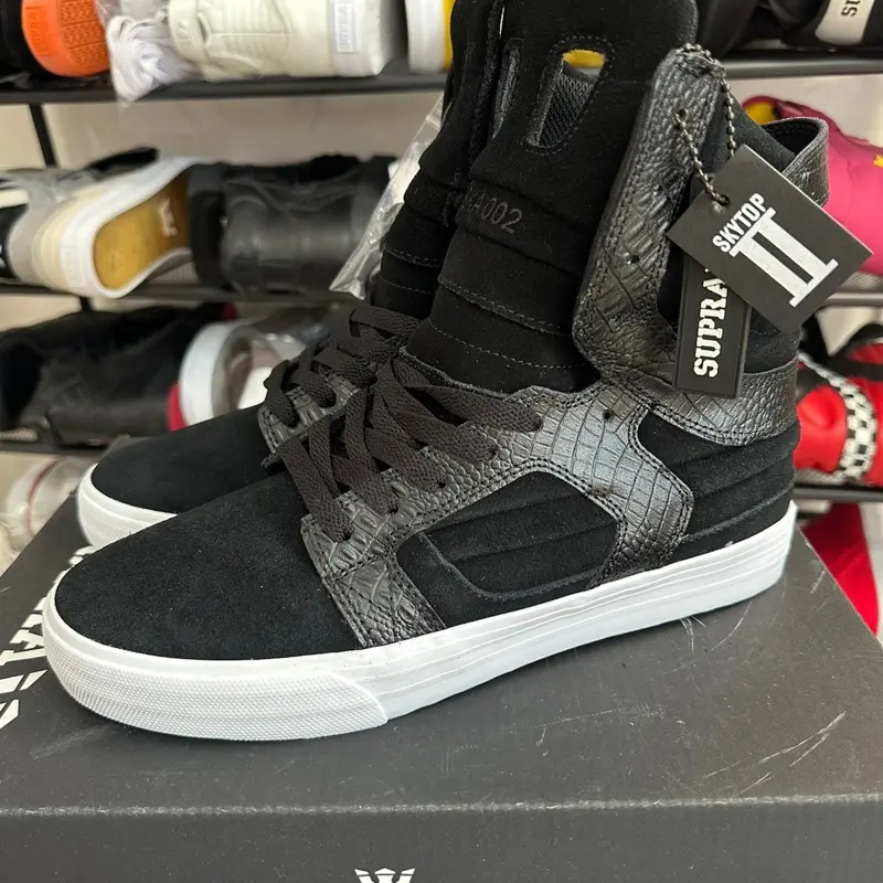 Supra Skytop 2 Men's High Top Skateboard Shoes Crocodile Print X