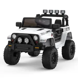 GARVEE Electric Ride-on Car Truck with Remote Control, USB Music Player, LED Lights, Spring Suspension, Customizable Stickers, Pink Design, Safe & Fun Gift for Ages 3-6
