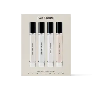 Salt & Stone Body Mist Discovery Set - Body Mist For Skin, Clothes, And Hair - Find Your Signature Scent Unisex