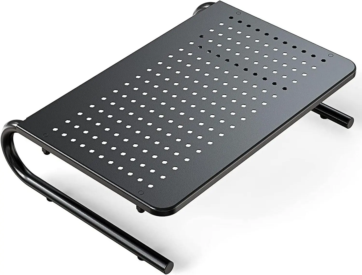 Monitor Riser for Desk with Ventilated Laptop Shelf, Desktop Organizer and Computer/Printer Stand for Home & Office
