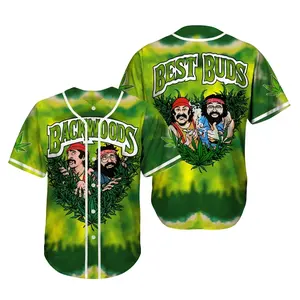 Cheech And Chong Backwoods Best Buds Baseball Jersey