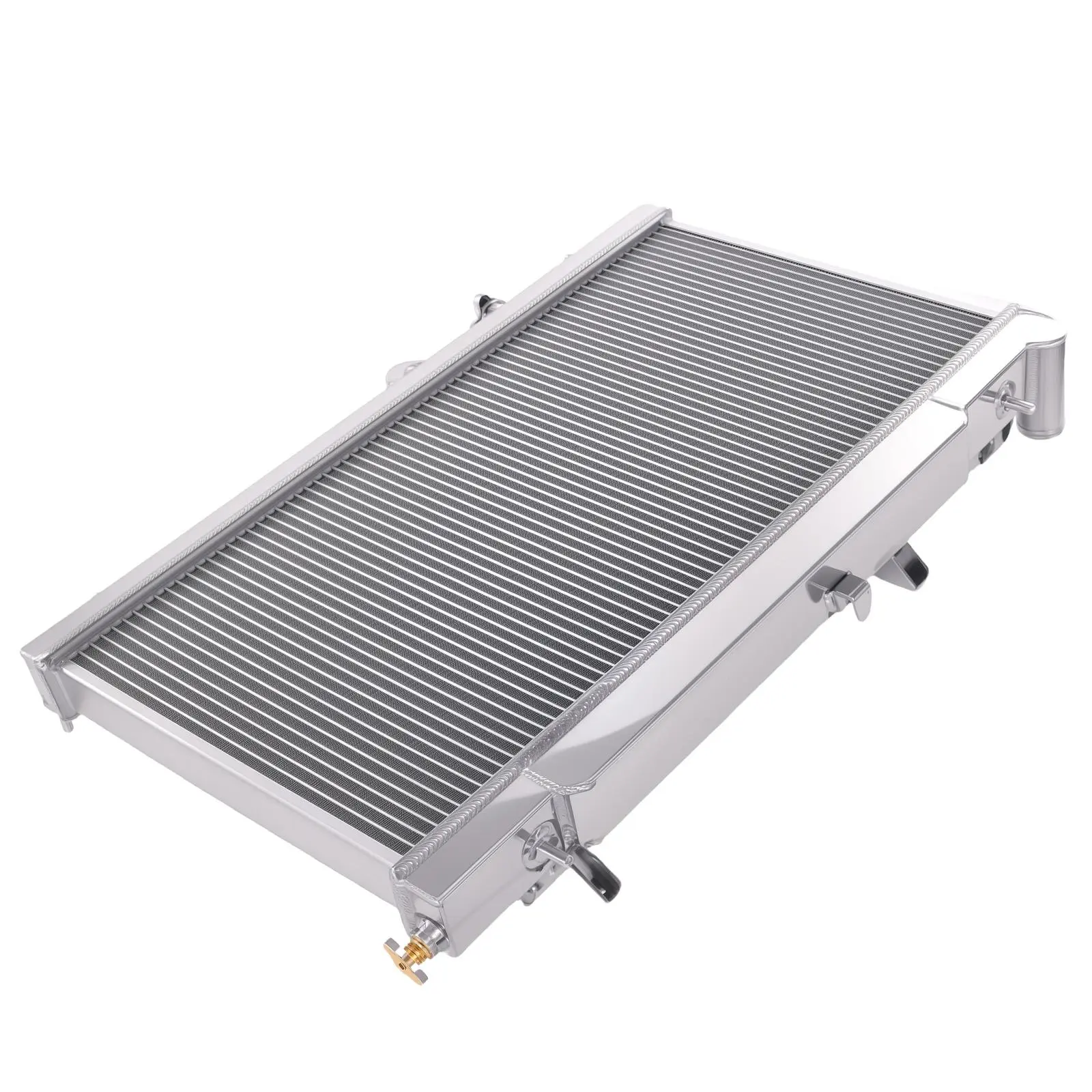 2 Row Aluminum Radiator Assembly compatible for Subaru Impreza WRX STI 2.5L 2004-2007