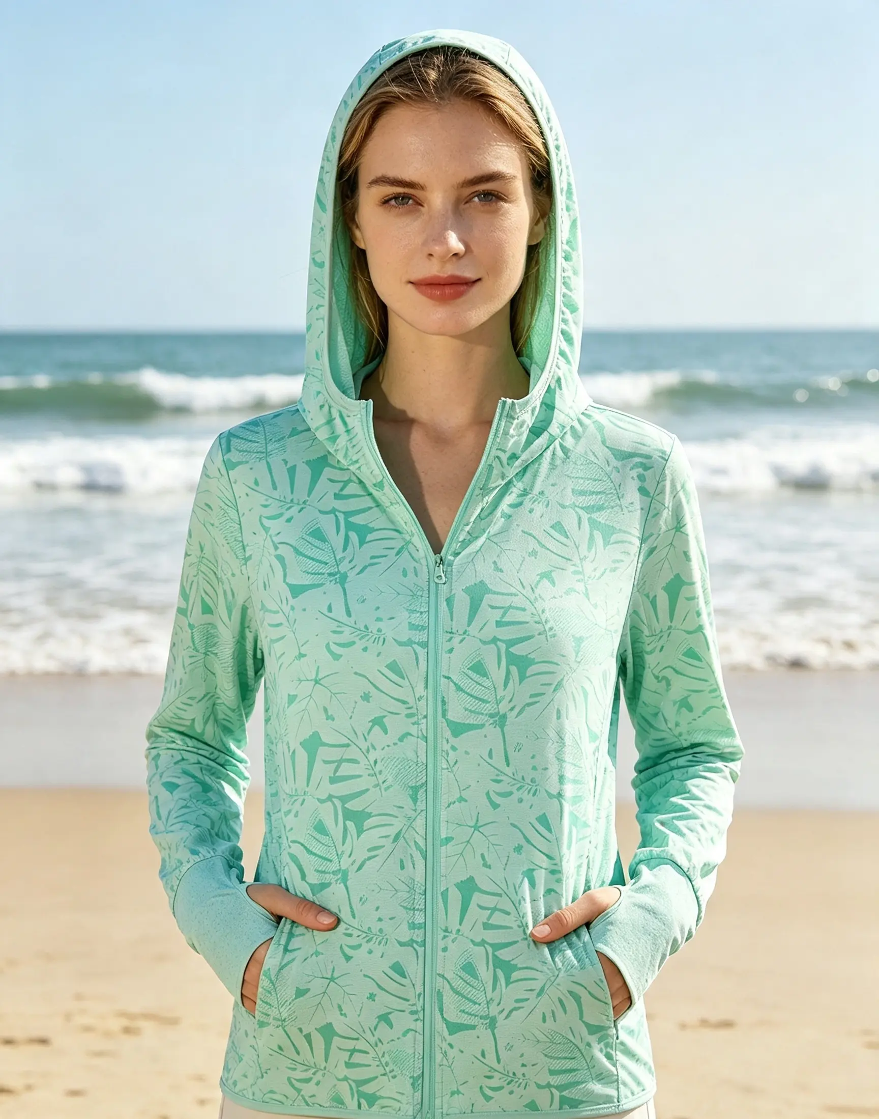 Men's & Women's UPF 50+ Long-Sleeve Sun Protection Shirt - Ideal for Outdoor Activities, Fishing, Beachwear