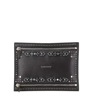 Pre-owned Givenchy Calfskin Tote Bags Pandora Studs Bijou Leather Clutch Bag