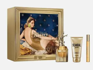 Scandal Absolu by Jean Paul Gaultier 3Pcs Gift Set for Women ( 2.7oz EDP Spray + 2.7oz B/L + .33oz MINI EDP Spray )