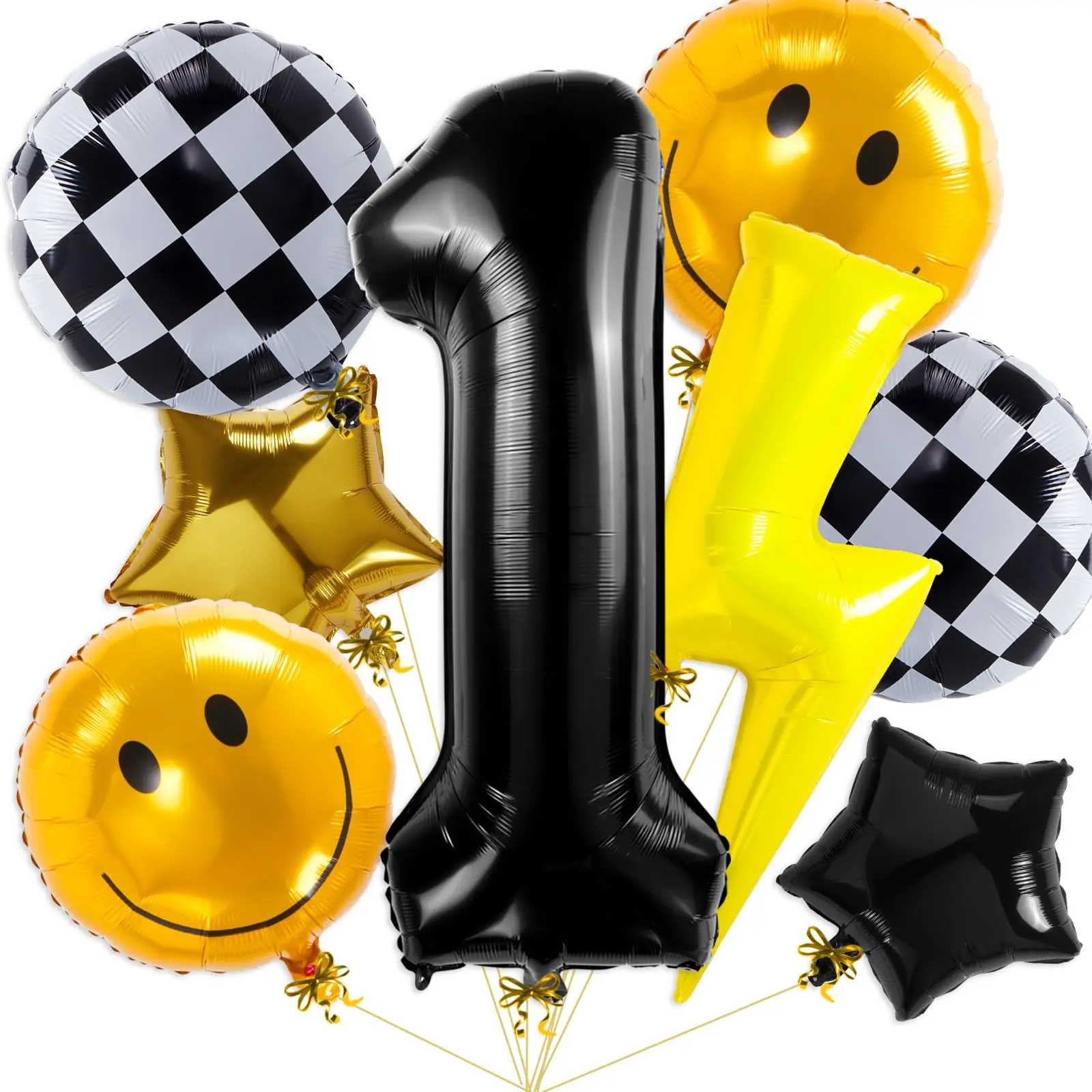 One Happy Dude 1st Birthday Balloon Set – 8 Piece