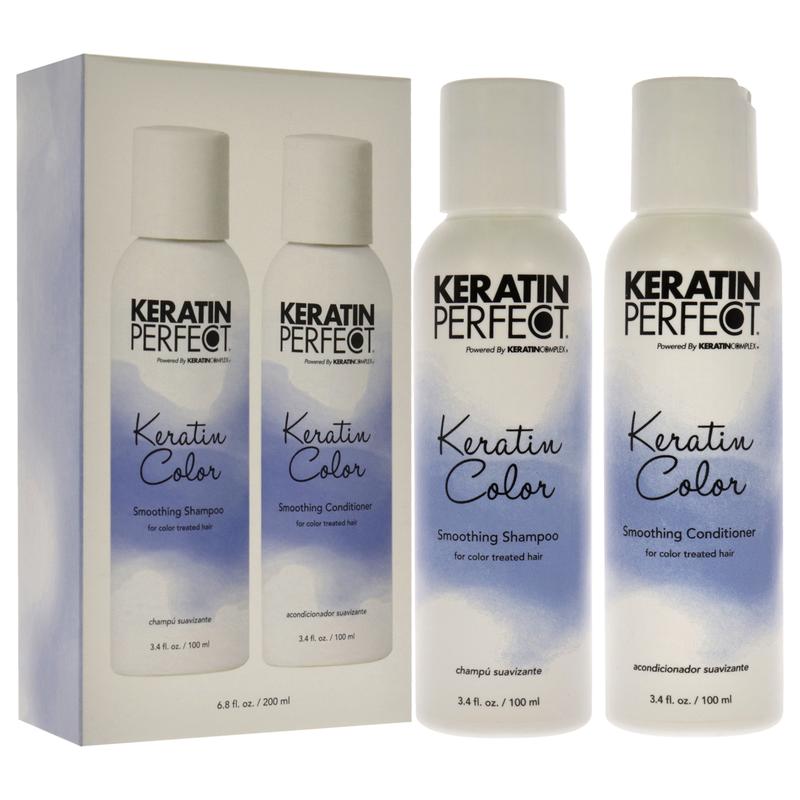 Keratin Color Duo by Keratin Perfect for Unisex - 2 x 3.4 oz Shampoo, Conditioner