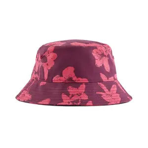 PUMA Womens Floral Bucket Hat Casual - Red