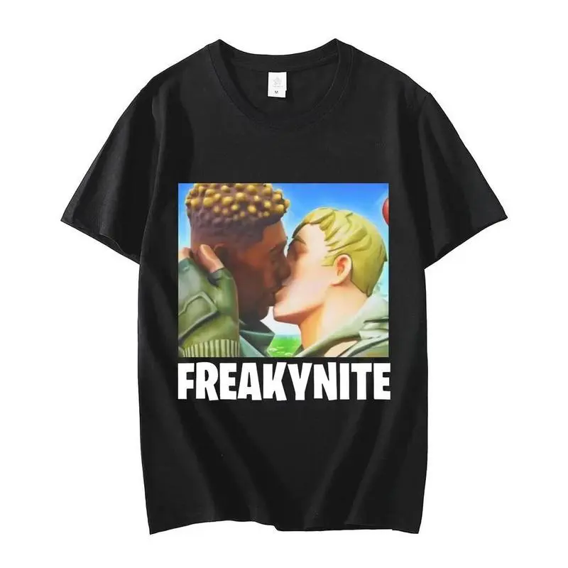 [100% Cotton]Freakynite Parody T-Shirt |   Brainrot Joke Tee for Men & Women - Casual Oversized Short Sleeve Streetwear