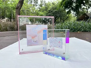 Acrylic Square Photo Frame,Transparent Acrylic Photo Frame,Creative Photo Frame,Acrylic Storage Box,DIY Frame