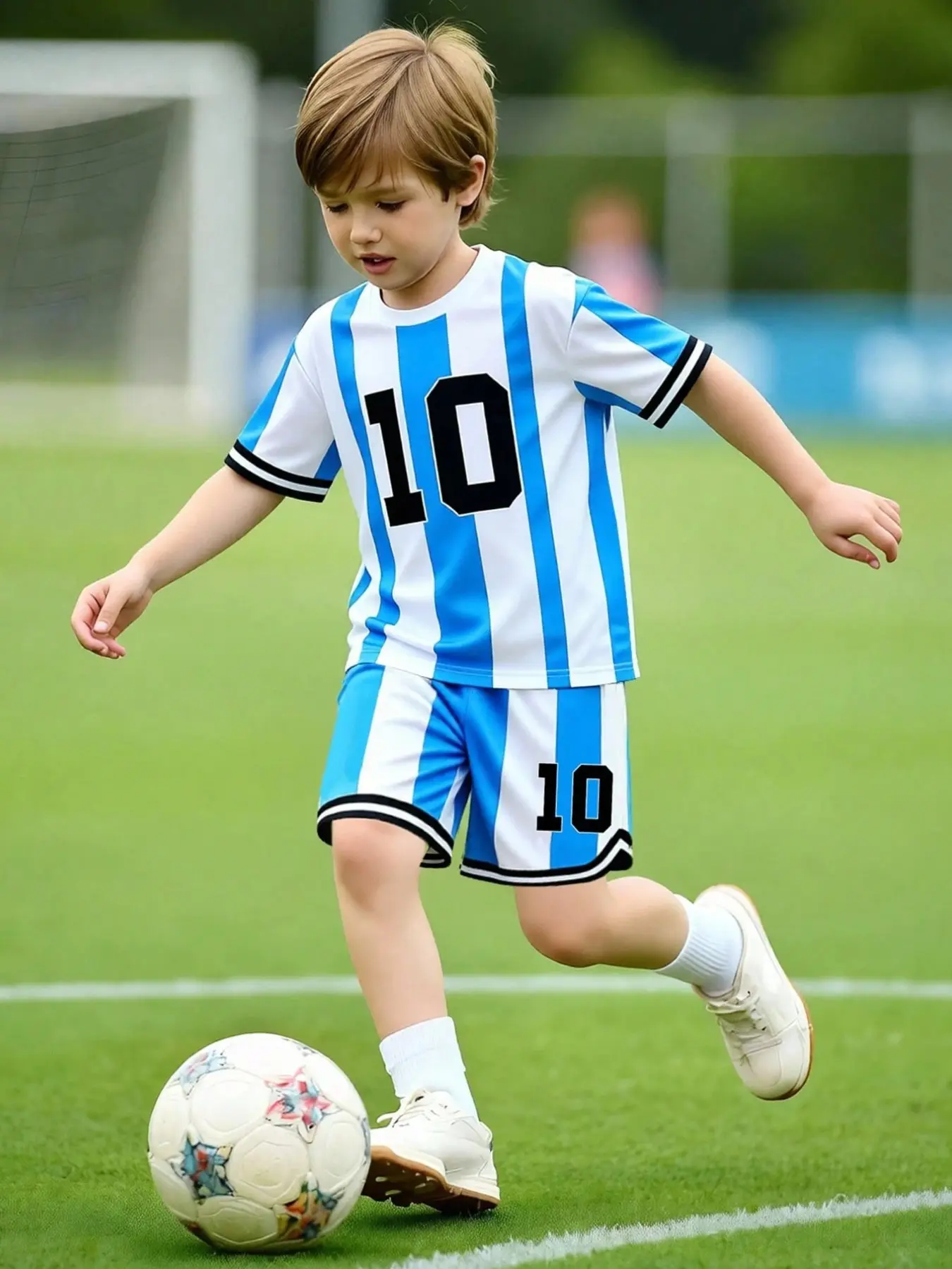 2pcs Set Tween Boy Colorblock Basketball Graphic Print Short Sleeve T-Shirt And Striped Shorts, Sports Clothing Set, Athletic Set, Sporty Streetwear Outfit For Boys, Suitable For Casual And Sports Occasions In Summer