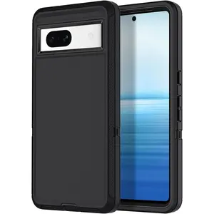 Entronix Case Compatible with Pixel 7 - Heavy Duty, Triple Layer Protection Cover Protective