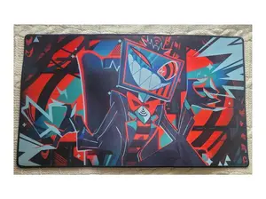 [3 Samples] Hazbin Hotel Vox Boss Design M-XXL Size Gaming Mouse Pad, Computer Desk Mat