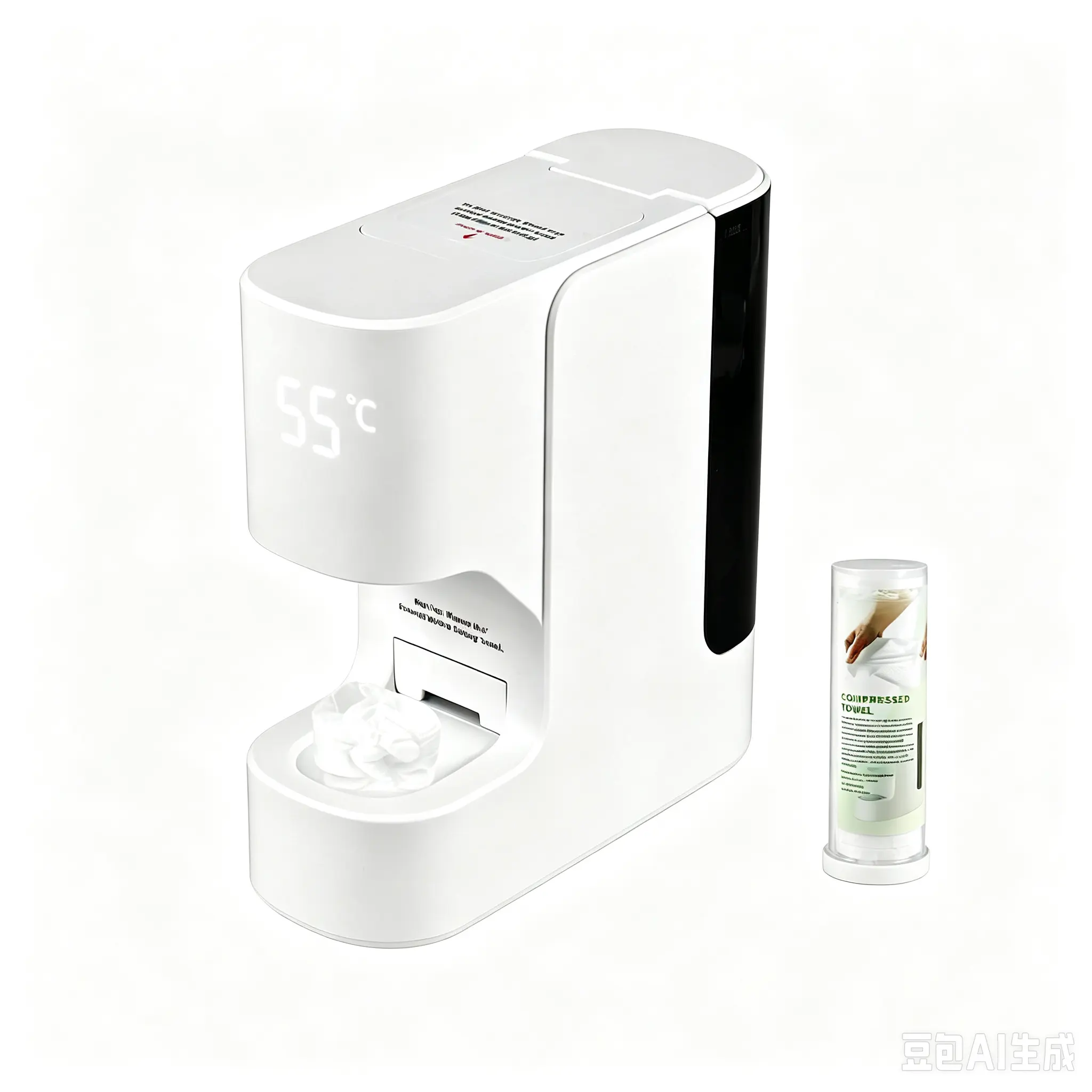 Hot Towel Warmer Machine, 55℃ Constant Temperature One‑Touch Automatic Hot Towel Heater with Voice Prompt for Salon Spa Home Use