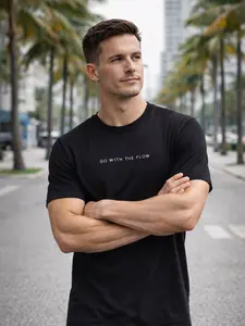 Go with the Flow Unisex Fitted T-Shirt