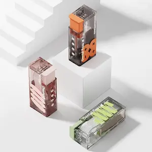 Automatic pop-out dental floss box, high-end portable mini toothpick holder, dental floss pick storage box.