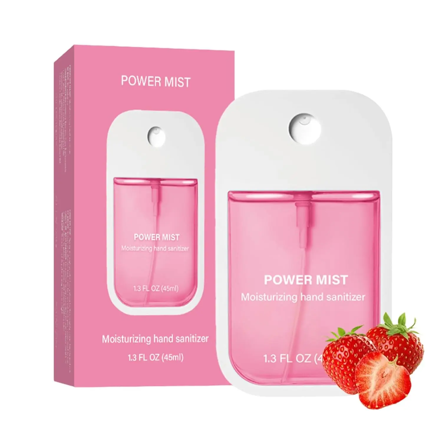 45ml Power Mist Hydrating Hand Sanitizer Spray,Portable Travel-Size Hand Sanitizer Spray,500-Sprays Each,Sanitizer Multi-Flavor Cleanses Your Hands