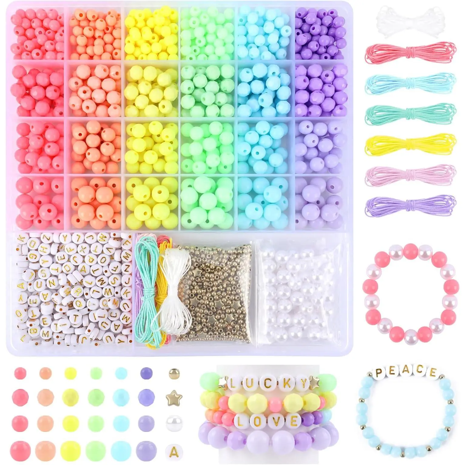 Candy pony beads