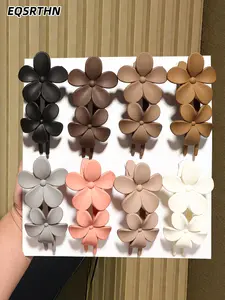 8pcs Retro Flower Non-slip Hairpin Retro Style Hair Accessories (Daily/Commuter/Appointment) Styling Artifact Commuter All-match Hair Accessories Daily Street Flower Hair Clips