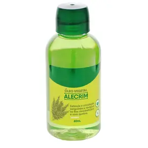 Trihair Óleo Capilar Alecrim - Rosemary Hair Oil for Growth & Hydration, Frizz Control, Vegan, Paraben-Free 60ml (2.02 Fl Oz) - Haircare
