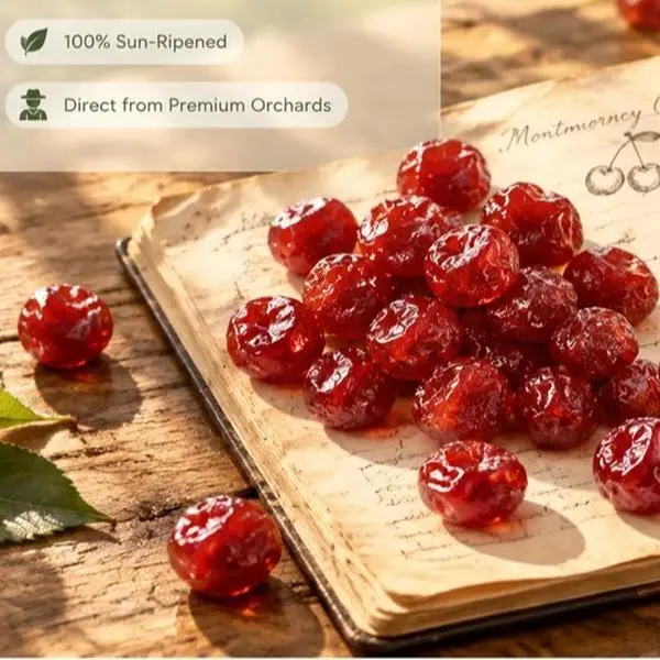 Perfect for holiday parties and birthday cake decoration—dried cherry garnishes made from premium, all-natural ingredients with an exquisite appearance.