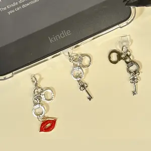 Dark Romance Kindle Charm Handcuff and Key Ereader Accessory for Kobo Dust Plug Spicy Romance Reader Gift Book Club Host Gothic Aesthetic