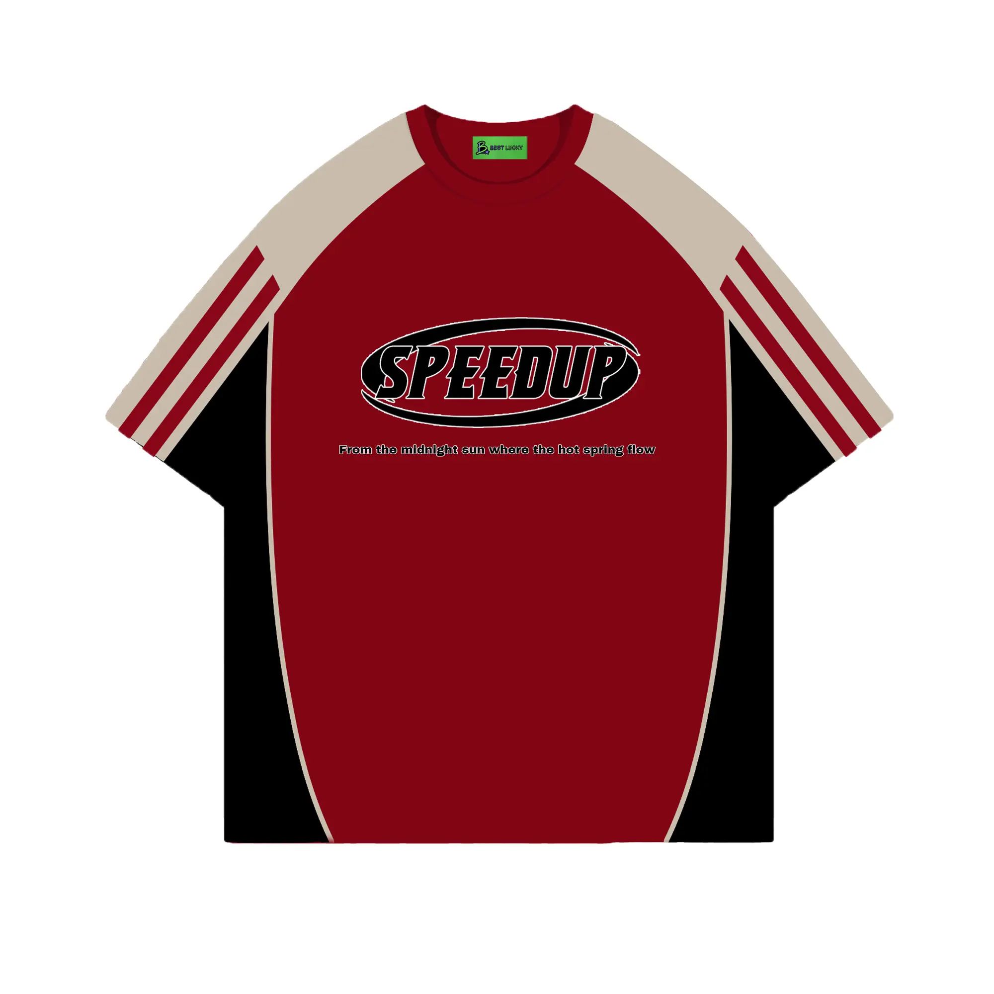 Speedway Racing Tee Oversized Tshirts Y2k Shirts Unisex Streetwear Contrast Color Gersey Racing Tee Graphic Tees Vintage Summer Tops Menswear Round Neck Man