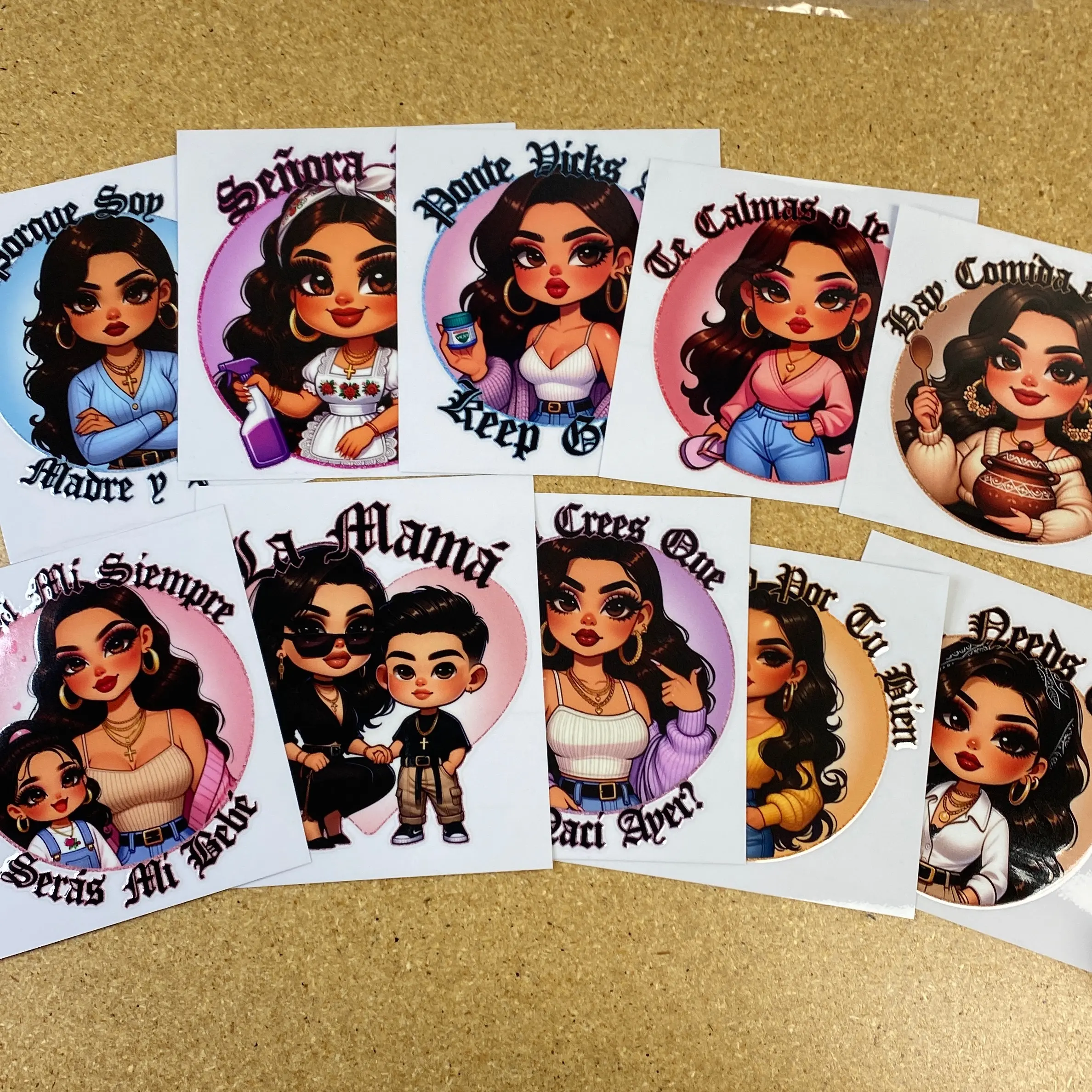 Mom uv dtf decals Mom uv dtf decals