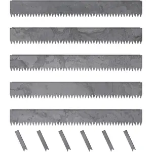 - Hammer-in Landscape Edging - 48-inch Strips - 6-inch Depth 1/4-inch Rounded top COR-Ten Steel (5 Pack)