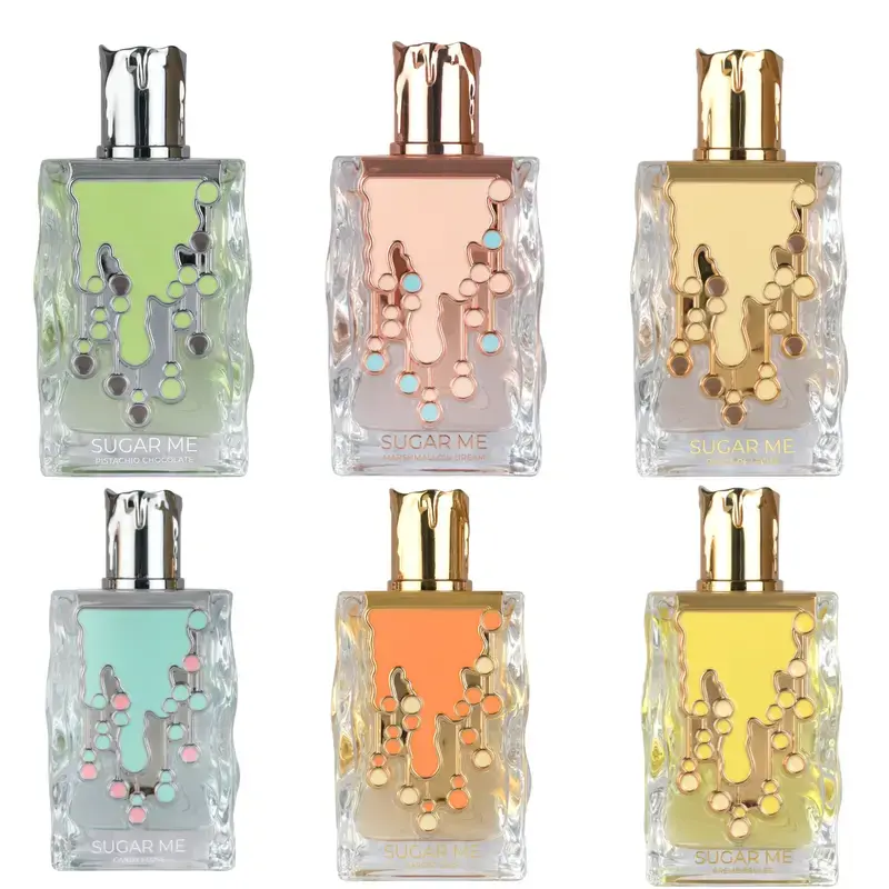 Maison Alhambra Sugar Me Bundle: Marshmallow Dream +Carrot Cake + Candy Floss + Creme Brulee + Pistachio Chocolate + Dulce de Leche – EDP 100ml Spray Unisex