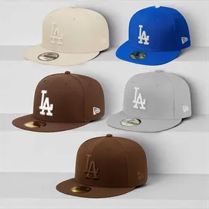 Unisex New Era  Los Angeles Dodgers Basic 9FIFTY Snapback Hat Cap, Premium Embroidered Los Angeles Logo, Classic Streetwear Baseball Cap for Men Women