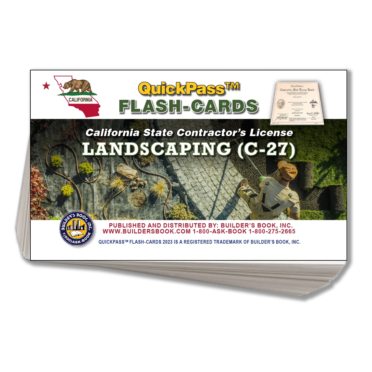 C-27 Landscaping Contractor Exam QuickPass Flash Cards